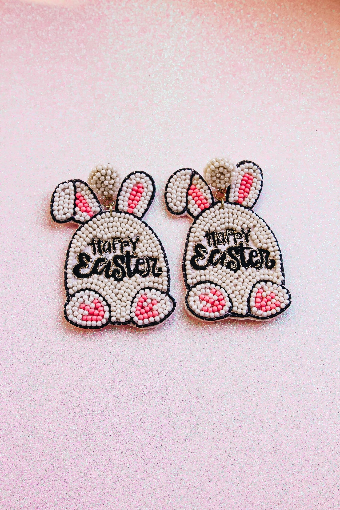 Happy Easter Bunny Earrings
