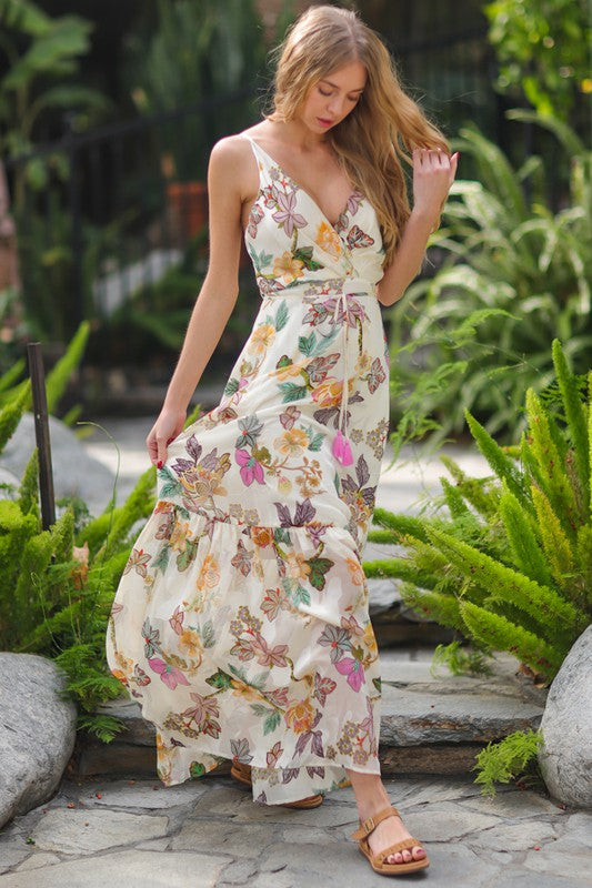Forget Me Not Floral Maxi Dress