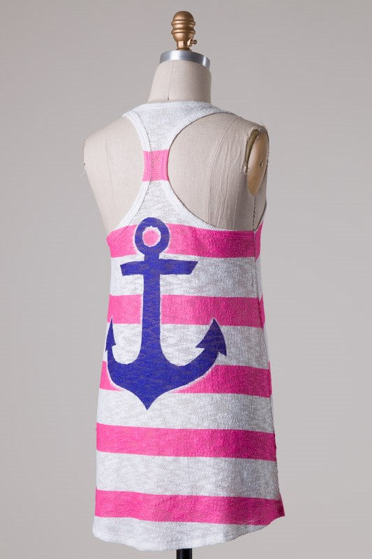 Sail Away Racerback Tank Top
