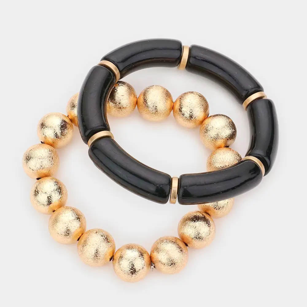 Golden Night Bracelet Set