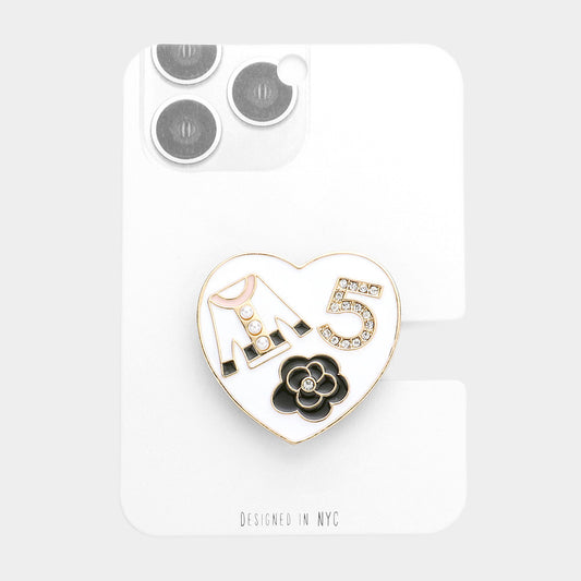 Chic Heart Phone Grip