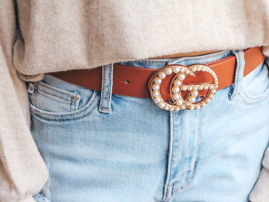 Pearl Buckle Belt