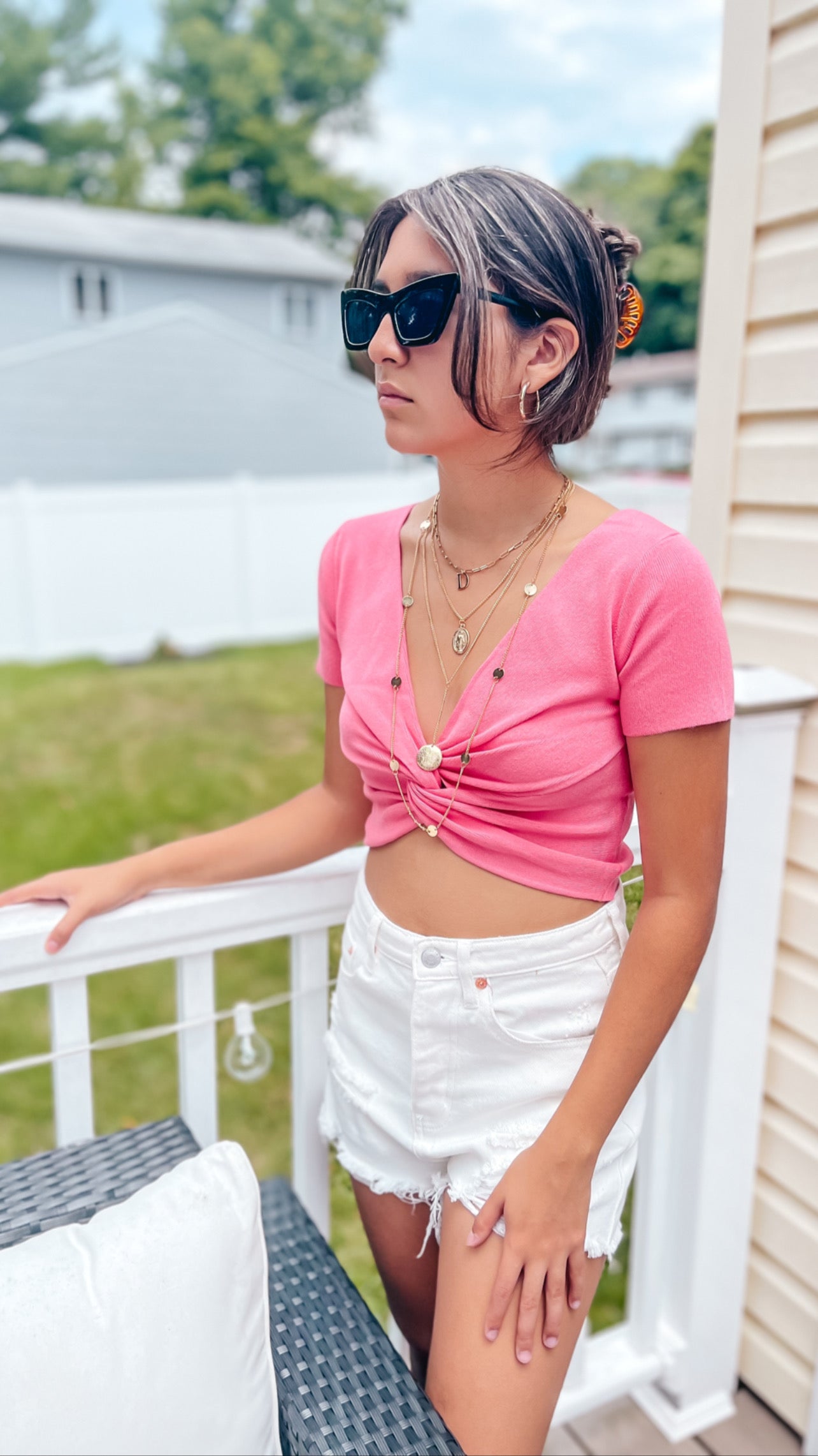 Saint Mary Gold Pendant Necklace