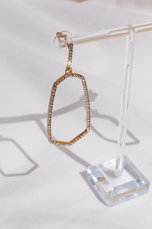 Always Stunning Gold Earrings