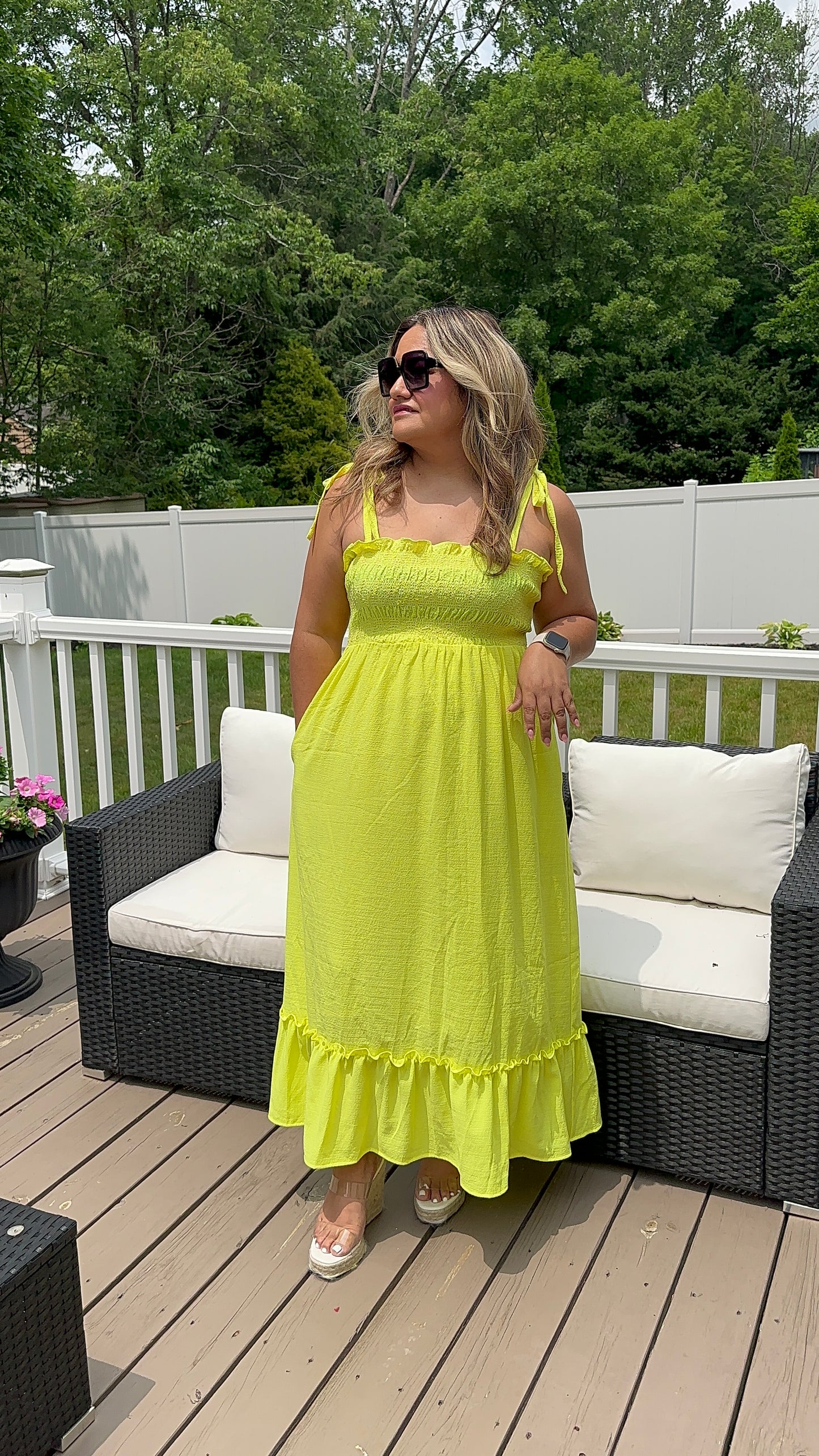 Sunny Summer Midi Dress