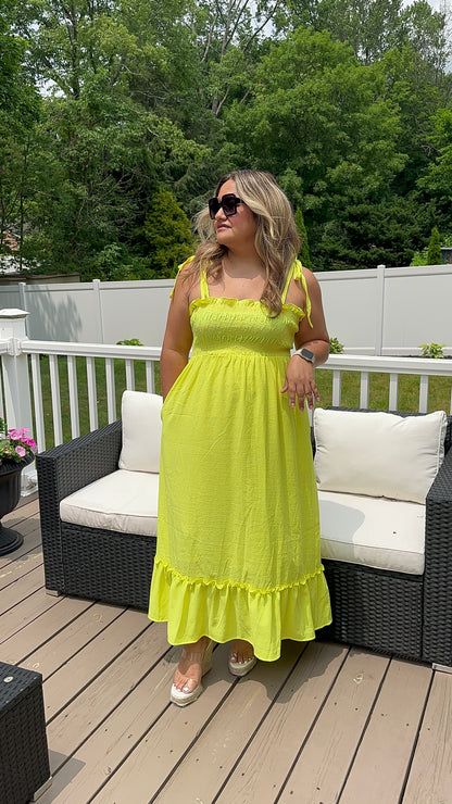 Sunny Summer Midi Dress