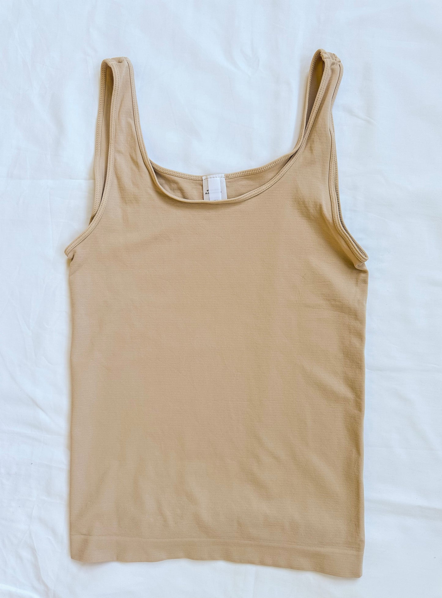 Nora Seamless Tank Top - Iced Latte