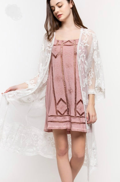 Paradise Lace Kimono Cover Up