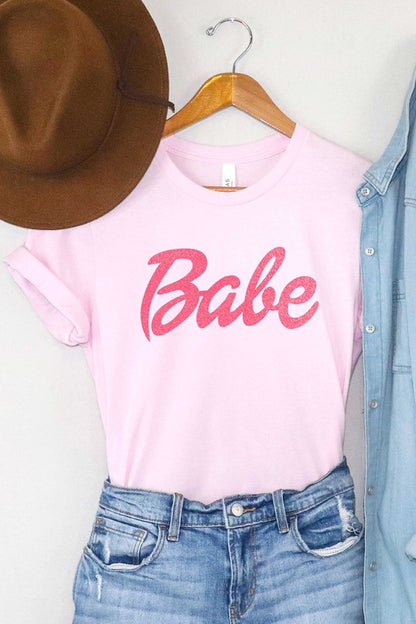 Pink Babe Graphic Tee