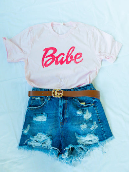 Pink Babe Graphic Tee