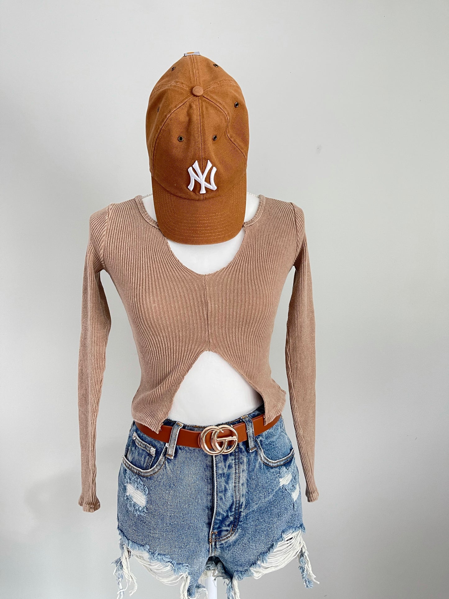 Mariah Long Sleeve Crop Top